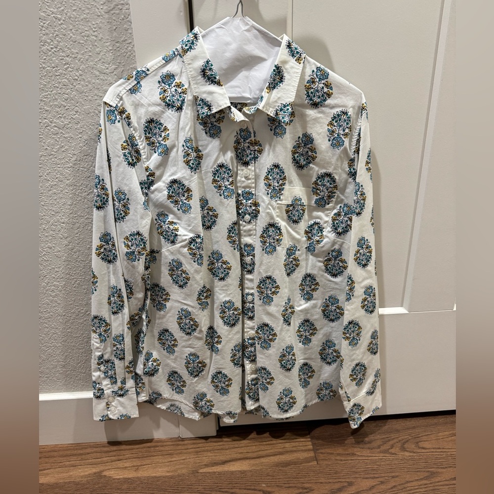 J Crew Floral Button-Up Shirt by J.Crew Factory